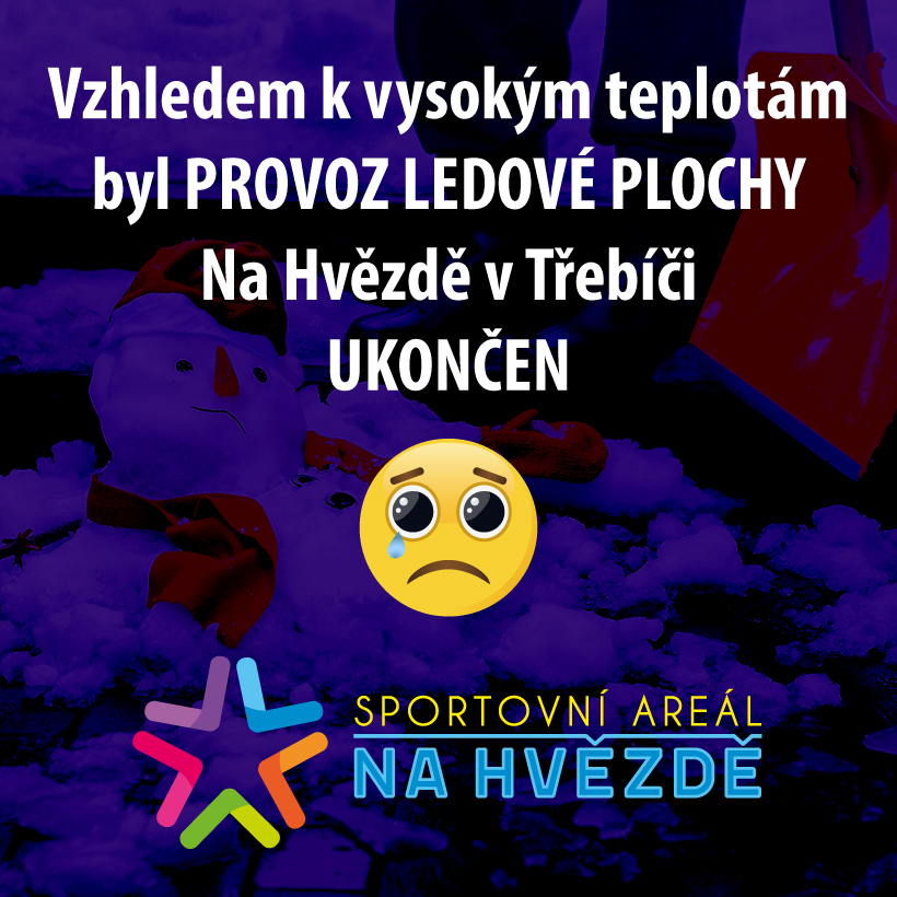 Provoz ledové plochy ukončen Provoz ledové plochy ukončen