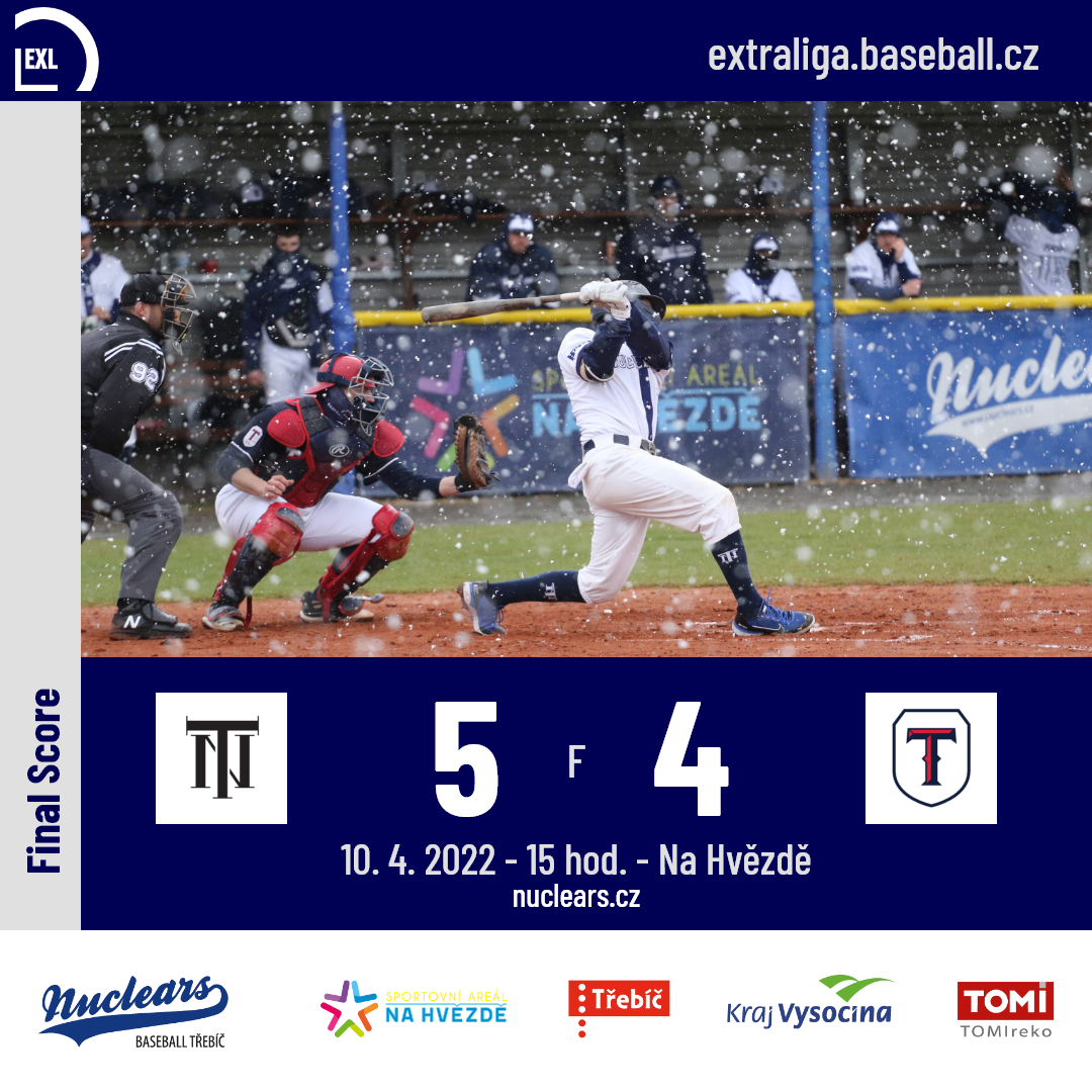 Domácí premiéru proměnili baseballisté ve vítězství Domácí premiéru proměnili baseballisté ve vítězství