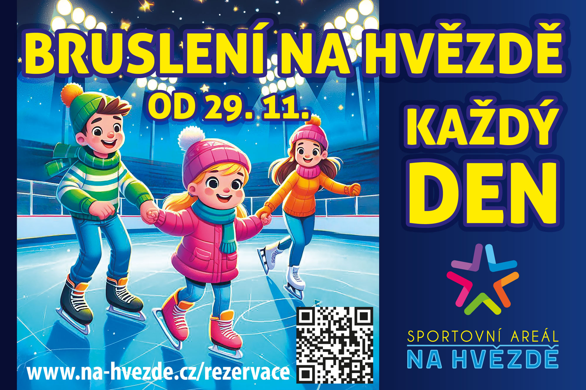 Bruslení na třebíčské Hvězdě startuje Bruslení na třebíčské Hvězdě startuje