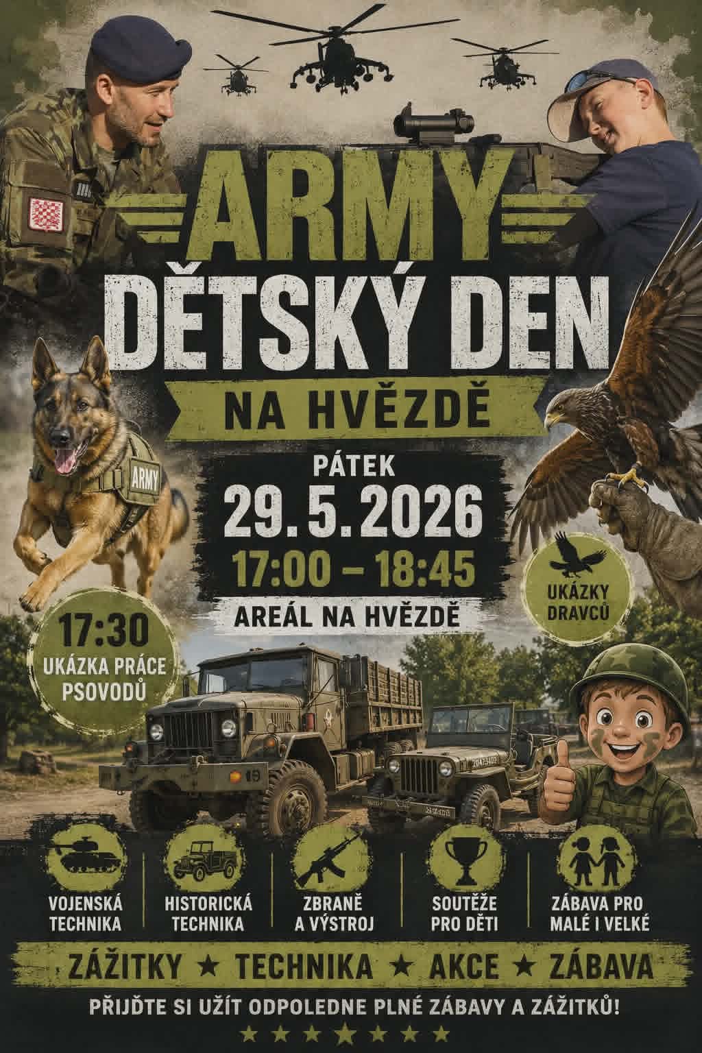 Army dětský den Na Hvězdě Army dětský den Na Hvězdě